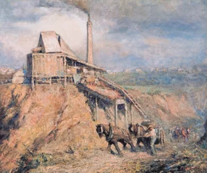 Stara kruszarka do kamienia (kamieniołom)